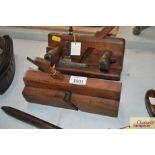 A Varvill & Son moulding plane, and another by Gre