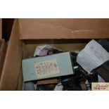 A large collection of old radio values, some boxed