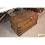 A faux pine 19th Century box