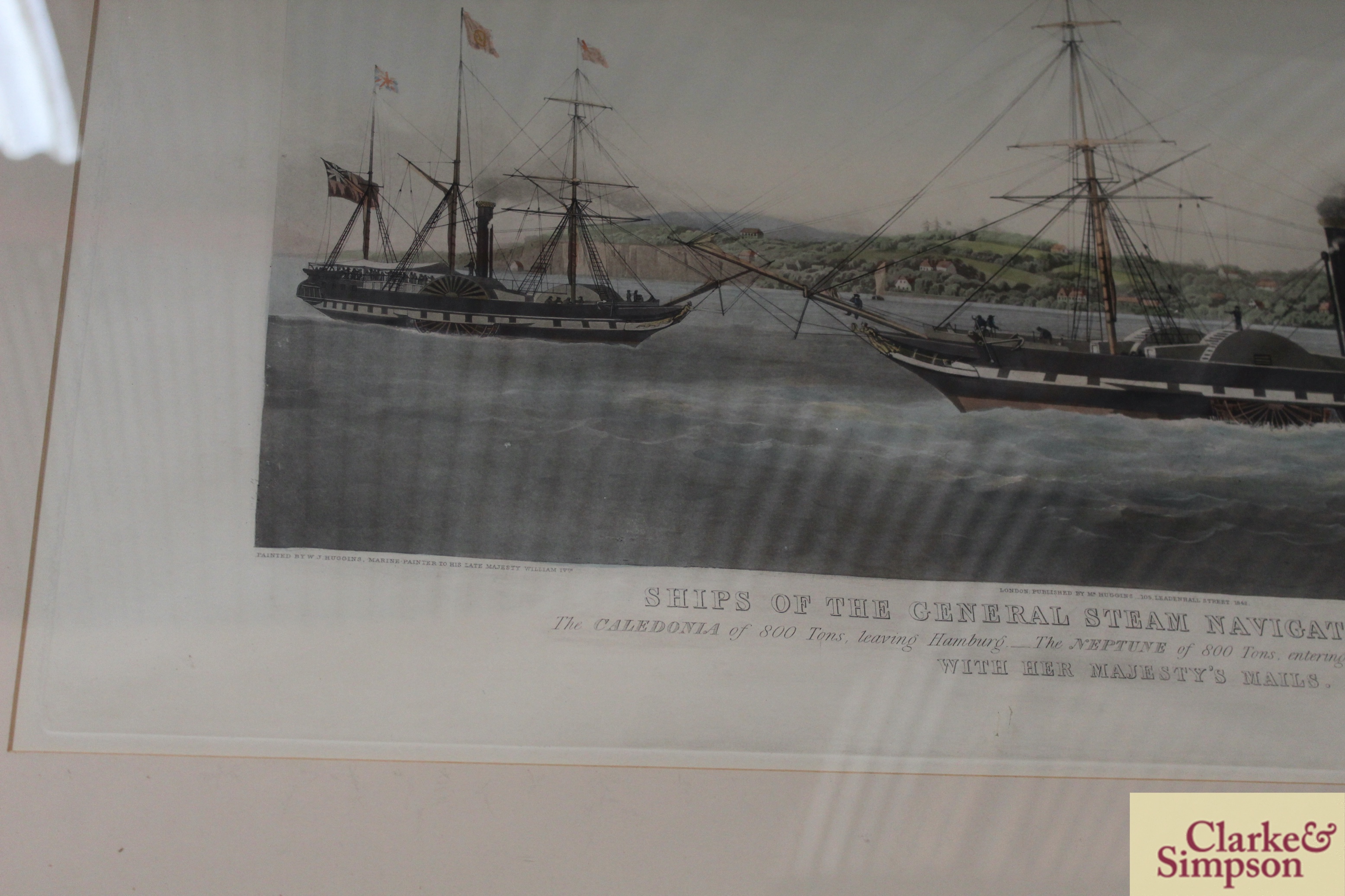 Two 19th Century coloured lithographs, "Ships of t - Image 7 of 11