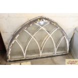 A pair of 19th Century glazed arched windows