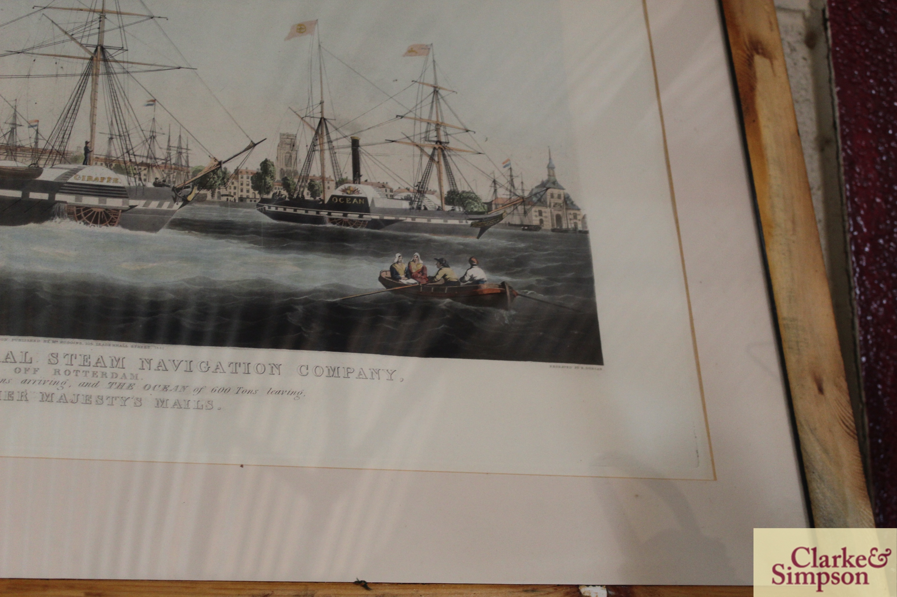 Two 19th Century coloured lithographs, "Ships of t - Image 10 of 11