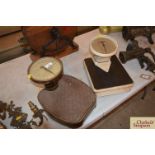 A set of Weighmaster bathroom scales and a set of