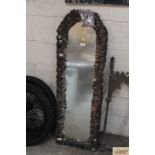 A Grotto Furniture shell decorated mirror AF