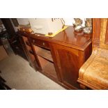 A Victorian mahogany sideboard