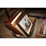 A box of pictures and prints