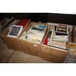 Three boxes of miscellaneous antique reference wor