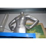 A female torso mannequin