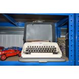 A Remington portable manual typewriter