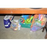 A large quantity of children's toys