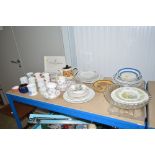 A quantity of china and glass including Colclough