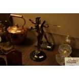 Art deco style bronze figure of a fairy