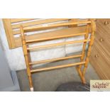 A beech towel rail