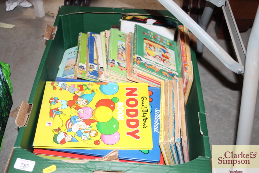 A box of various children's books mostly by 'Enid