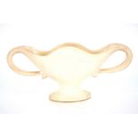 A large Constance Spry Fulham Pottery jardiniere, having matt exterior 42cm long