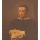 19th Century school, portrait study of a lady in E