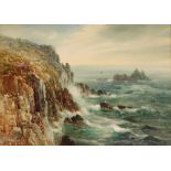 W.H. Sweet 1889-1945, studies of Devon / Cornwall coastal scenes, signed watercolours, 26cm x