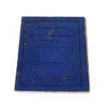 A 1903-1934 stock book of William Lancaster, Landlord of The Talbot Campsea Ashe, including his