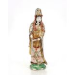 An Oriental porcelain figure, of Guan Ying