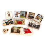 A collection of over 100 post-cards, comprising comic, novelty, First World War, sweetheart cards