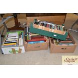 Four boxes of various books