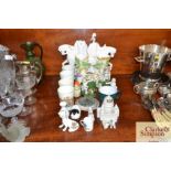 A quantity of commemorative china, crested china,