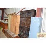 An oak Minty style sectional bookcase