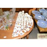 A large quantity of various crested souvenir china