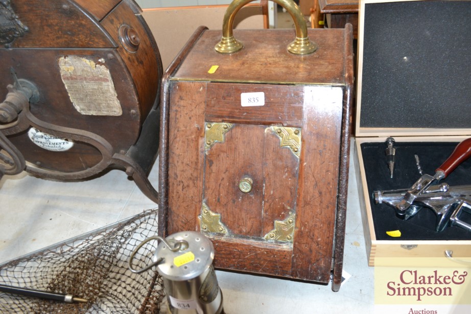 A 19th Century coal scuttle