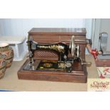 A Singer sewing machine