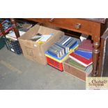 Four boxes of miscellaneous books