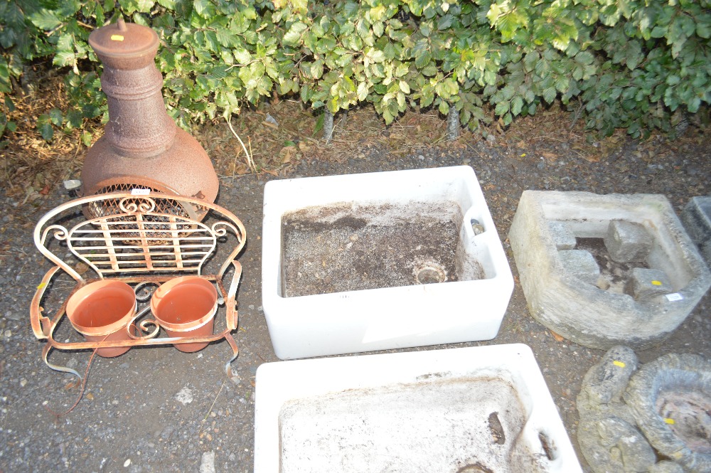 A butler sink