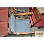 A barley twist American style rocking chair