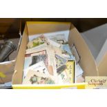 A box of greetings and sweetheart cards