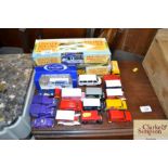 A quantity of various diecast and other model cars