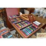 A quantity of various artists pencils; paints and a