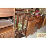 An Edwardian mahogany display cabinet