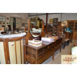 An Edwardian inlaid dressing table