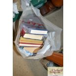 A bag of miscellaneous books