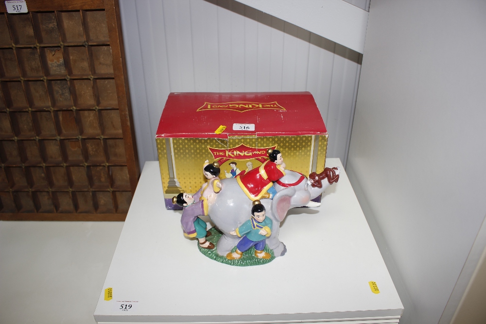 A Warner Bros. studio, "The King and I", teapot wi