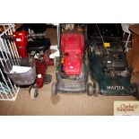 A Mountfield petrol lawnmower