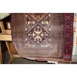 An approx. 5' x 2'7" Old Balouchi rug