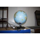 A World Globe lamp