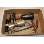 A quantity of miscellaneous corkscrews etc