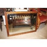 A Truman's advertising mirror, formerly hanging in