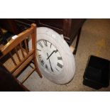 A retro style battery operated wall clock