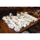 A large quantity of various decorative tea and cof