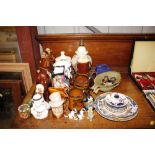 A quantity of various decorative china to include