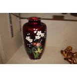 A Japanese cloisonne vase AF