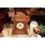 An Edwardian mantel clock